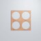 Ekena Millwork Large Wembley Decorative Fretwork Wood Wall Panels, Cherry, 23 3/8"W x 23 3/8"H x 3/8"T WALW24X24X0375WEMCH - alternate 2